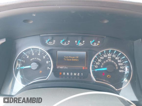 2014 Ford F-150 XL with VIN 1FTFW1EF4EFA58497, listed as a IAAI auction lot 42477694 with 271,837 mi miles and . Bid and sale history available at DreamBid. Image 7.