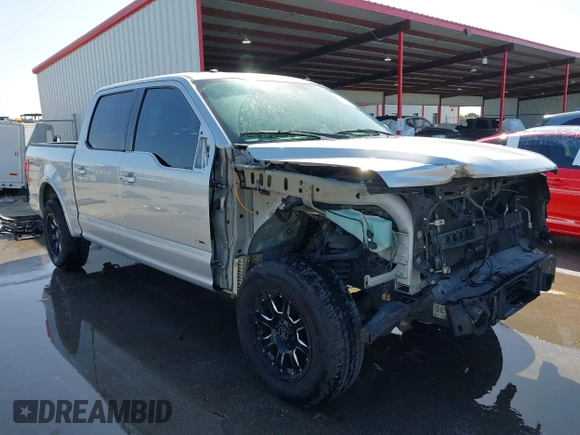 2015 Ford F-150 XL with VIN 1FTEW1CG3FFC93000, listed as a IAAI auction lot 41858746 with 106,815 mi miles. Bid and sale history available at carsss.com. Image 1.