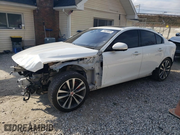 2018 Jaguar XE with VIN SAJAM4FV3JCP17674, listed as a Copart auction lot 74928583 with 48,105 mi miles and . Bid and sale history available at DreamBid. Image 1.