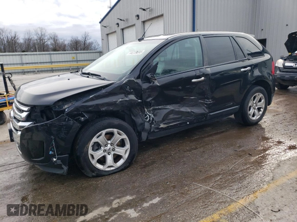 2011 Ford Edge SEL with VIN 2FMDK3JC6BBA00832, listed as a Copart auction lot 44753695 with 222,903 mi miles and Salvage Title. Bid and sale history available at carsss.com. Image 1.