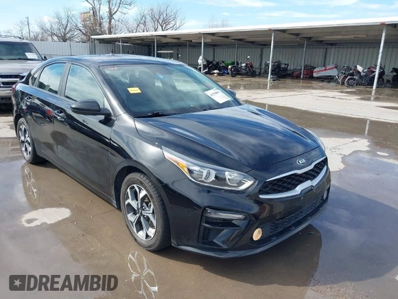 2019 Kia Forte LXS with VIN 3KPF24AD1KE068184, listed as a IAAI auction lot 41470017 with 55,326 mi miles. Bid and sale history available at carsss.com. Image 1.