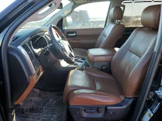 2018 Toyota Sequoia Platinum with VIN 5TDDY5G14JS161570, listed as a Copart auction lot 46323815 with 131,869 mi miles and Salvage Title. Bid and sale history available at carsss.com. Image 7.