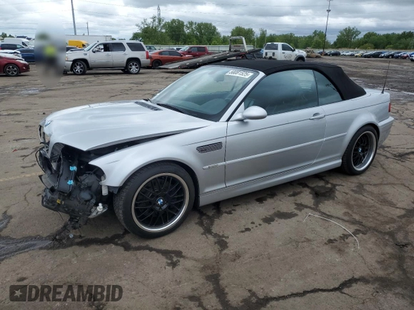 2003 BMW 3 Series M3 z VIN WBSBR93493PK02213, wystawiony jako Copart lot #58081525 z przebiegiem 149 941 mil mil oraz Czysty tytuł • Clean title. Historia ofert i sprzedaży dostępna na DreamBid. Obrazek 1.