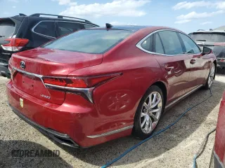 2018 Lexus LS with VIN JTHB5LFF4J5003218, listed as a Copart auction lot 79878804 with 36,353 mi miles and Non Repairable. Bid and sale history available at carsss.com. Image 3.