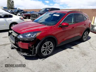 2021 Ford Escape SEL Hybrid with VIN 1FMCU0CZXMUA09567, listed as a Copart auction lot 47281523 with 28,228 mi miles and . Bid and sale history available at DreamBid. Image 1.