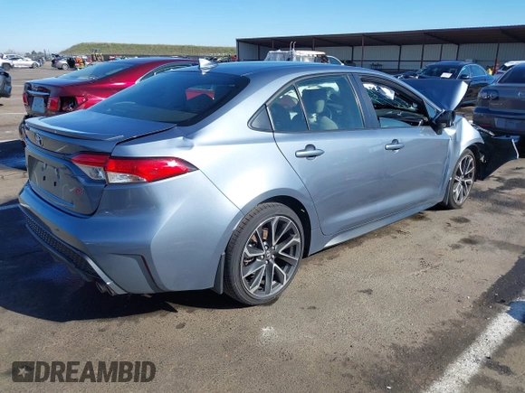 2022 Toyota Corolla SE with VIN JTDS4MCEXN3510809, listed as a IAAI auction lot 41560399 with 1 mi miles. Bid and sale history available at carsss.com. Image 4.