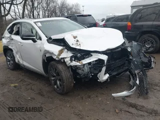 2015 Lexus NX 200t with VIN JTJYARBZ9F2003599, listed as a IAAI auction lot 41212327 with 119,137 mi miles. Bid and sale history available at carsss.com. Image 1.