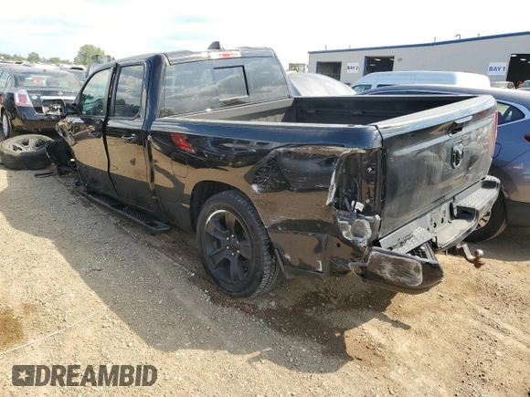 2021 Ram 1500 Big Horn with VIN 1C6SRFBT9MN669232, listed as a Copart auction lot 67047204 with 63,053 mi miles and Non Repairable. Bid and sale history available at carsss.com. Image 2.