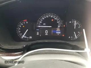 2017 Cadillac XT5 Luxury FWD with VIN 1GYKNBRS1HZ261102, listed as a Copart auction lot 44901935 with 76,582 mi miles and Salvage Title. Bid and sale history available at carsss.com. Image 9.