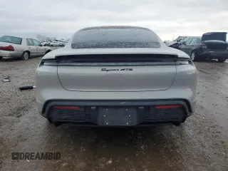 2024 Porsche Taycan GTS with VIN WP0AD2Y15RSA47157, listed as a Copart auction lot 43375725 with 1,555 mi miles and Salvage Title. Bid and sale history available at DreamBid. Image 6.