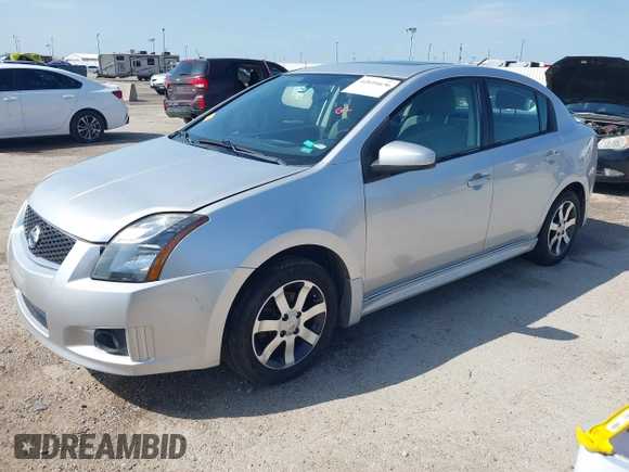 2012 Nissan Sentra S with VIN 3N1AB6AP9CL731565, listed as a IAAI auction lot 42694636 with 198,928 mi miles and . Bid and sale history available at DreamBid. Image 2.