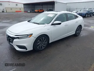 2021 Honda Insight Touring with VIN 19XZE4F96ME000099, listed as a IAAI auction lot 41533789 with 83,490 mi miles and . Bid and sale history available at carsss.com. Image 18.