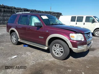 2007 Ford Explorer Eddie Bauer z VIN 1FMEU74837UA43426, wystawiony jako IAAI lot #42130393 z przebiegiem 220 169 mil mil oraz . Historia ofert i sprzedaży dostępna na DreamBid. Obrazek 1.