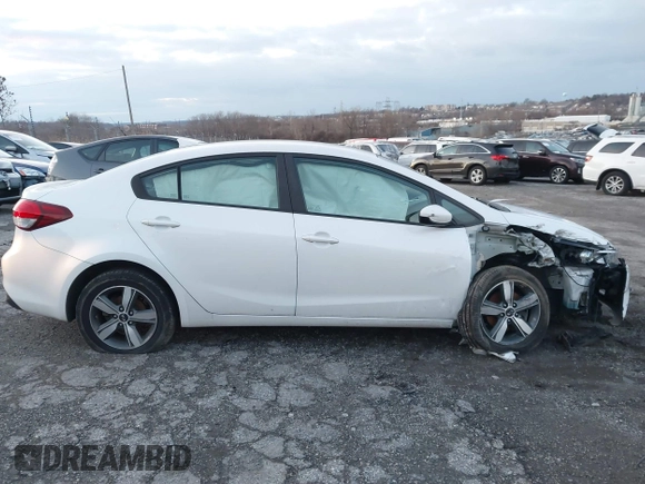 2018 Kia Forte LX with VIN 3KPFL4A74JE190592, listed as a IAAI auction lot 41246176 with 1 mi miles. Bid and sale history available at carsss.com. Image 12.