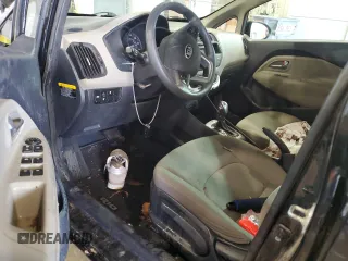 2014 Kia Rio LX with VIN KNADM5A30E6415218, listed as a Copart auction lot 78164014 with 0 mi miles and Salvage Title. Bid and sale history available at carsss.com. Image 8.