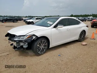 2023 Lexus ES 350 with VIN 58ADZ1B1XPU140020, listed as a Copart auction lot 62044125 with 7,251 mi miles and Salvage title. Bid and sale history available at DreamBid. Image 1.