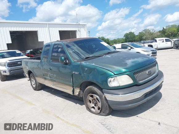 2000 Ford F-150 XL with VIN 1FTZX1729YNB93649, listed as a IAAI auction lot 42069599 with 1 mi miles. Bid and sale history available at carsss.com. Image 1.