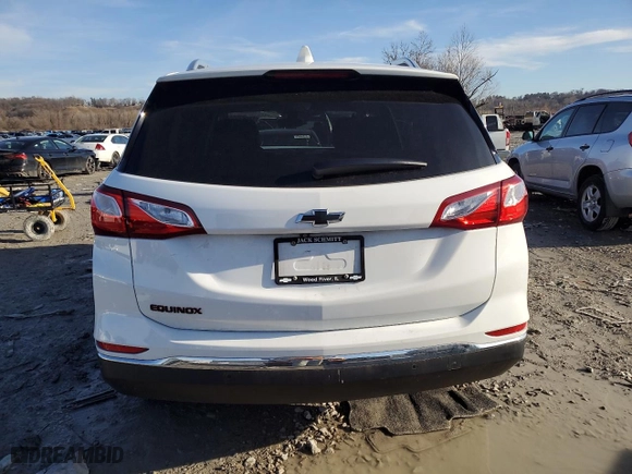 2020 Chevrolet Equinox Premier with VIN 2GNAXNEV8L6215369, listed as a Copart auction lot 43782555 with 28,319 mi miles and Salvage Title. Bid and sale history available at carsss.com. Image 6.