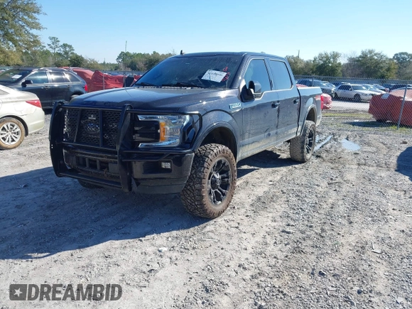 2019 Ford F-150 XL with VIN 1FTEW1E42KFC84494, listed as a IAAI auction lot 41648646 with 94,610 mi miles. Bid and sale history available at carsss.com. Image 2.