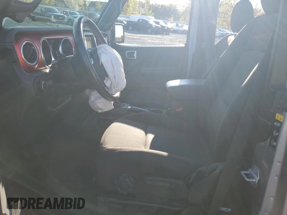 2021 Jeep Wrangler Rubicon z VIN 1C4HJXCG8MW533508, wystawiony jako Copart lot #75613484 z przebiegiem Nie podano mil oraz Szkoda całkowita • Salvage title. Historia ofert i sprzedaży dostępna na DreamBid. Obrazek 7.