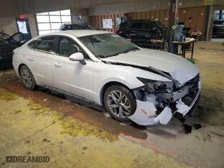2023 Hyundai Sonata SEL with VIN KMHL64JA1PA335262, listed as a Copart auction lot 45699895 with 3,800 mi miles and Salvage Title. Bid and sale history available at carsss.com. Image 4.