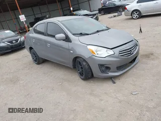 2017 Mitsubishi Mirage G4 ES with VIN ML32F3FJ5HH001427, listed as a IAAI auction lot 41593646 with 170,455 mi miles. Bid and sale history available at carsss.com. Image 1.