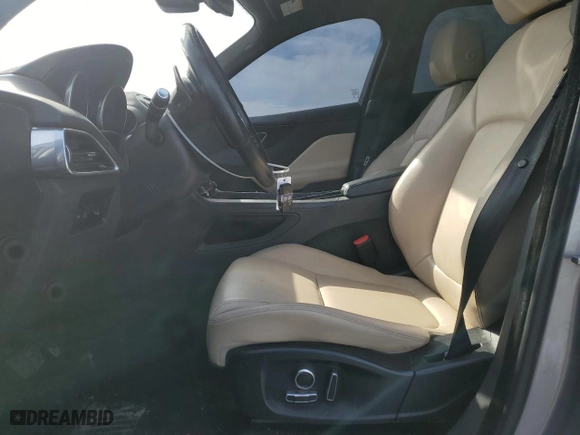 2020 Jaguar F-PACE 25t Premium with VIN SADCJ2FX2LA638148, listed as a Copart auction lot 48598465 with 69,736 mi miles and Salvage Title. Bid and sale history available at carsss.com. Image 7.