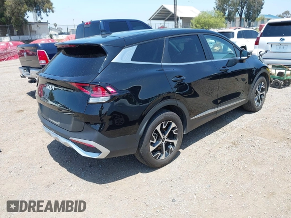2024 Kia Sportage EX with VIN 5XYK33DF8RG209901, listed as a IAAI auction lot 42378868 with 35,740 mi miles and . Bid and sale history available at DreamBid. Image 4.