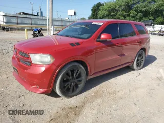2012 Dodge Durango R/T with VIN 1C4SDHCT8CC260151, listed as a Copart auction lot 61675644 with 151,467 mi miles and Salvage title. Bid and sale history available at DreamBid. Image 1.