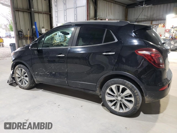 2018 Buick Encore Preferred with VIN KL4CJASB2JB665917, listed as a Copart auction lot 52952515 with 93,036 mi miles and Salvage Title. Bid and sale history available at DreamBid. Image 2.
