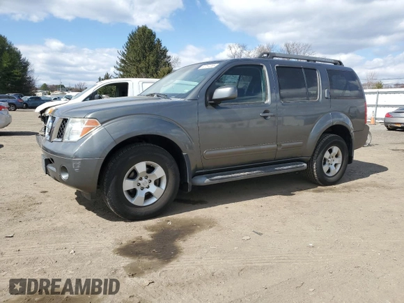 2005 Nissan Pathfinder SE with VIN 5N1AR18U15C774198, listed as a Copart auction lot 50757285 with 162,017 mi miles and Clean Title. Bid and sale history available at carsss.com. Image 1.