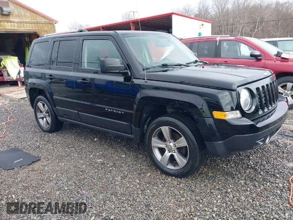 2017 Jeep Patriot High Altitude with VIN 1C4NJRFB3HD165206, listed as a IAAI auction lot 41644912 with 124,151 mi miles. Bid and sale history available at carsss.com. Image 1.