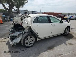 2008 Chevrolet Malibu 1LT with VIN 1G1ZH57B184185984, listed as a Copart auction lot 53894465 with 240,817 mi miles and Salvage Title. Bid and sale history available at DreamBid. Image 3.