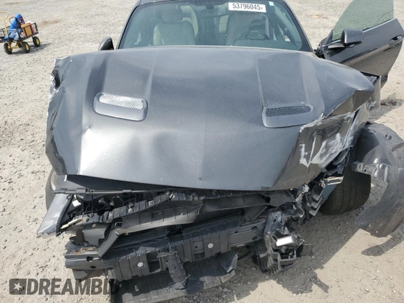 2018 Ford Mustang EcoBoost with VIN 1FA6P8TH7J5165186, listed as a Copart auction lot 53796045 with Not provided miles and Salvage title. Bid and sale history available at DreamBid. Image 11.