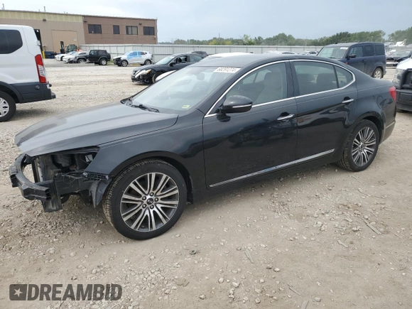 2014 Kia Cadenza Premium with VIN KNALN4D73E5126227, listed as a Copart auction lot 68291274 with 137,437 mi miles and Salvage Title. Bid and sale history available at carsss.com. Image 1.