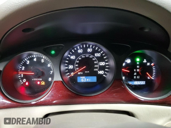 2003 Lexus ES 300 with VIN JTHBF30G936011147, listed as a Copart auction lot 52439635 with 193,233 mi miles and Non Repairable. Bid and sale history available at DreamBid. Image 9.