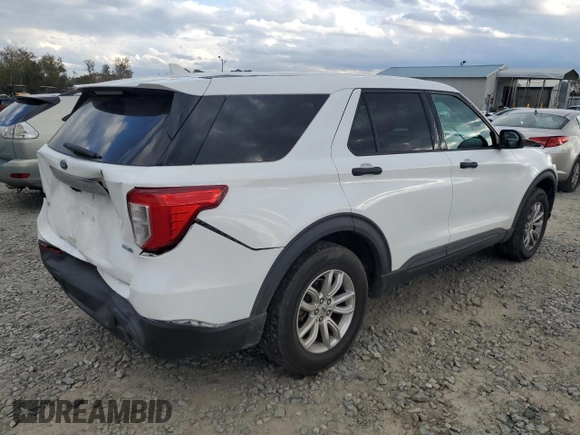2020 Ford Explorer with VIN 1FMSK8BH3LGB68145, listed as a Copart auction lot 82254914 with 84,491 mi miles and Salvage Title. Bid and sale history available at carsss.com. Image 3.