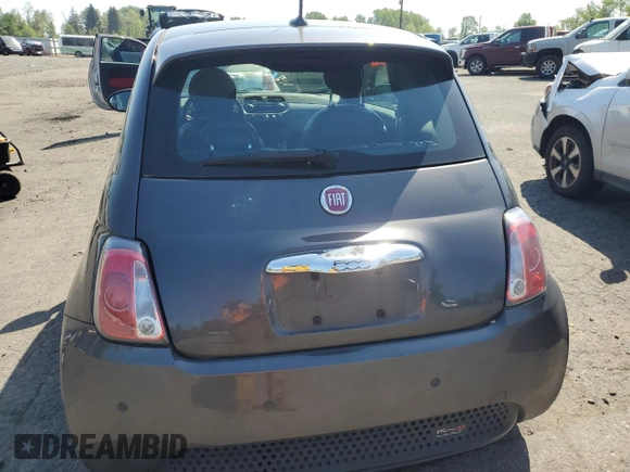 2014 FIAT 500e with VIN 3C3CFFGE3ET189547, listed as a Copart auction lot 55529875 with 105,547 mi miles and Clean Title. Bid and sale history available at carsss.com. Image 6.