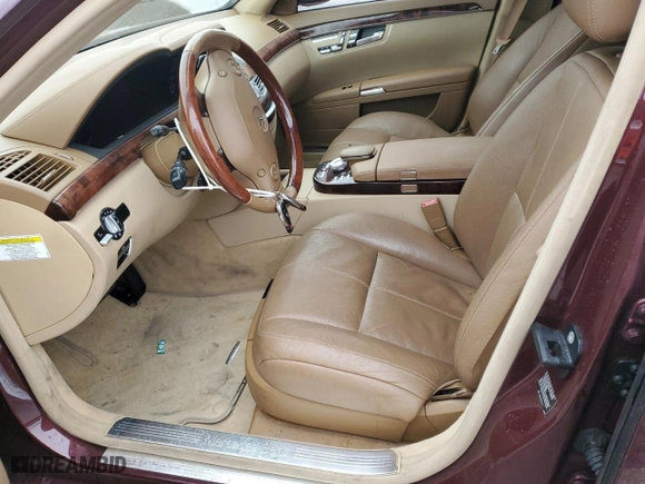 2009 Mercedes-Benz S-Class 5.5L V8 with VIN WDDNG71X39A259407, listed as a Copart auction lot 82057784 with 79,673 mi miles and Clean Title. Bid and sale history available at carsss.com. Image 7.