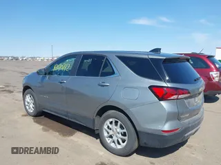 2023 Chevrolet Equinox LT with VIN 3GNAXKEG7PS168424, listed as a IAAI auction lot 42090742 with 39,967 mi miles and . Bid and sale history available at carsss.com. Image 3.