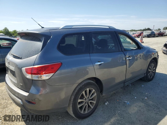 2016 Nissan Pathfinder Platinum with VIN 5N1AR2MM7GC650645, listed as a Copart auction lot 55783425 with 152,320 mi miles and Salvage title. Bid and sale history available at DreamBid. Image 3.