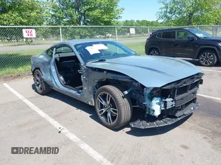 2024 Ford Mustang EcoBoost with VIN 1FA6P8TH0R5149827, listed as a IAAI auction lot 42291351 with 4,744 mi miles and . Bid and sale history available at DreamBid. Image 1.