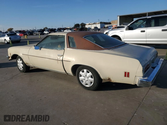 1975 Chevrolet Malibu с VIN 1D37H5R515131, выставлен на аукционе Copart как лот 83955314 с пробегом 82 393 миль миль и Чистый • Clean title. История ставок и продаж доступна на DreamBid. Изображение 2.