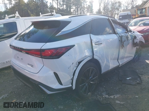 2024 Lexus RX 350 with VIN 2T2BAMCA0RC059176, listed as a IAAI auction lot 41211662 with 13,788 mi miles and . Bid and sale history available at DreamBid. Image 4.