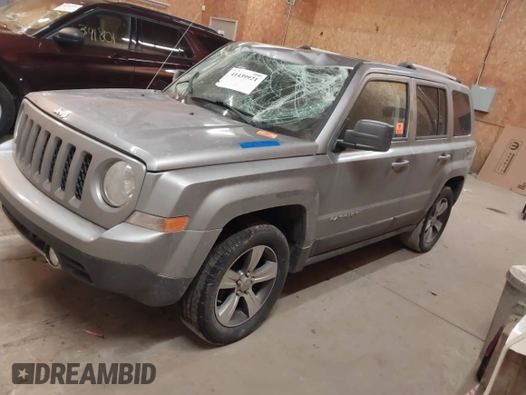 2017 Jeep Patriot High Altitude with VIN 1C4NJRFB6HD162543, listed as a IAAI auction lot 41439921 with 106,152 mi miles. Bid and sale history available at carsss.com. Image 2.