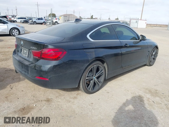 2020 BMW 4 Series 430i with VIN WBA4W3C00LAG91526, listed as a IAAI auction lot 41283679 with 46,597 mi miles. Bid and sale history available at carsss.com. Image 4.