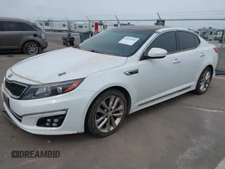 2015 Kia Optima SX Turbo with VIN 5XXGR4A69FG361006, listed as a IAAI auction lot 41870382 with 150,084 mi miles. Bid and sale history available at carsss.com. Image 17.