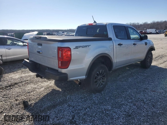 2019 Ford Ranger XL with VIN 1FTER4EH1KLA79875, listed as a Copart auction lot 45142505 with 108,654 mi miles and Salvage Title. Bid and sale history available at DreamBid. Image 3.