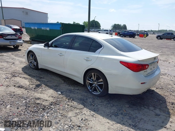 2014 Infiniti Q50 Sport with VIN JN1BV7AP5EM683640, listed as a IAAI auction lot 42459979 with 315,363 mi miles and . Bid and sale history available at DreamBid. Image 3.