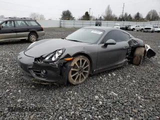 2014 Porsche Cayman with VIN WP0AA2A81EK170848, listed as a Copart auction lot 88449845 with 42,979 mi miles and Salvage Title. Bid and sale history available at DreamBid. Image 1.